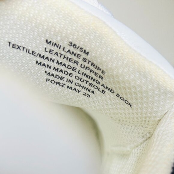 Kurt Geiger London Lane Stripe Sneakers Metallic Multi Rainbow 36 Women's 5 NEW - Picture 8 of 8